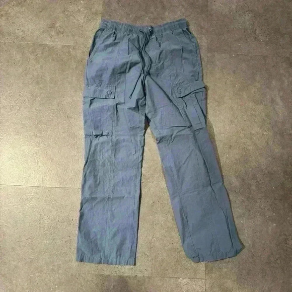 Pacsun Blue Cargo Pants Size Small Like New - Picture 1 of 1